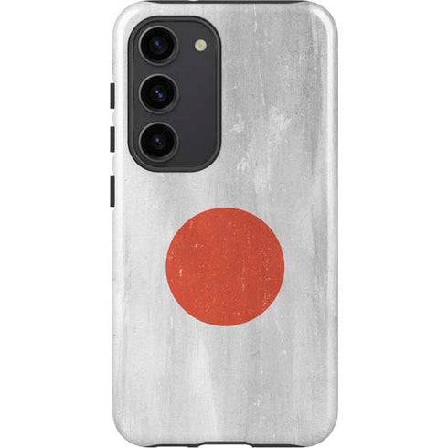 Japanese Flag Distressed Galaxy S23 Pro Case
